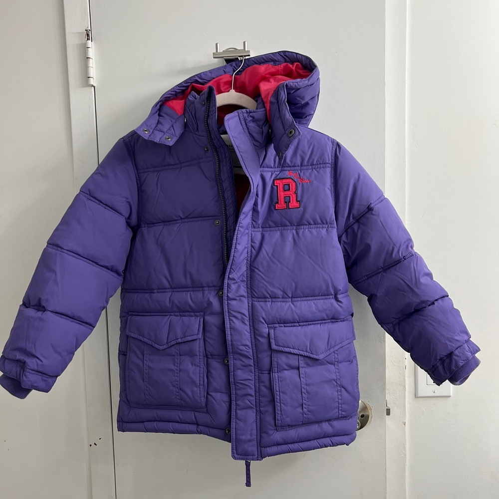 Purple Puffer Jacket NWT H&M kids